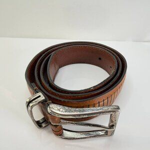 Greg Norman Genuine Leather Belt – Classic Brown - Size 32